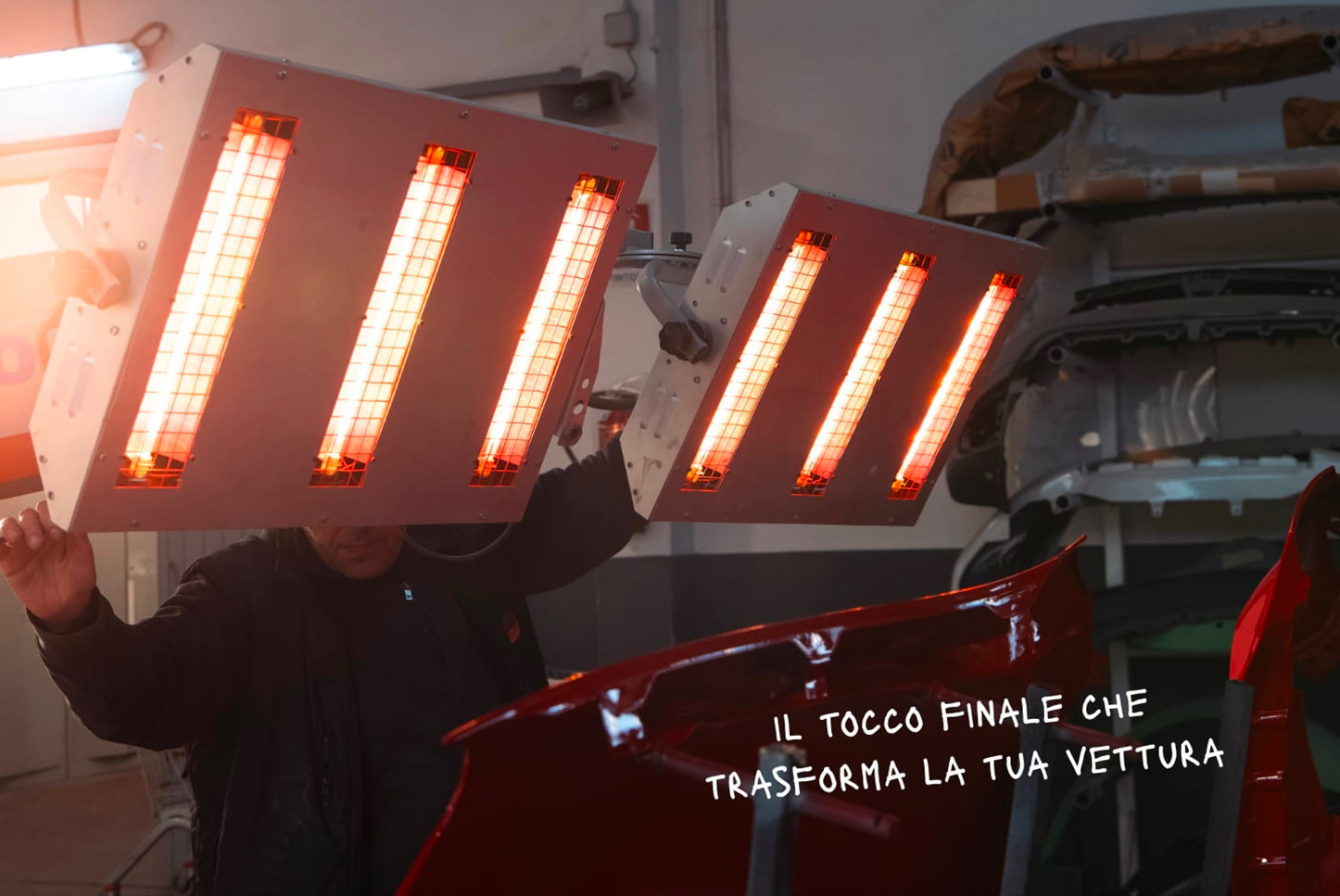Verniciatura professionale e corrispondenza cromatica